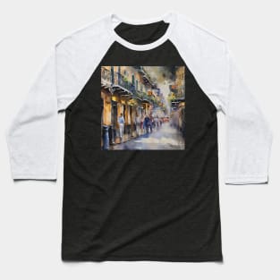 Memories of New Orleans - Bourbon Street Baseball T-Shirt